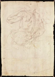 Disegno di una figura maschile in piedi